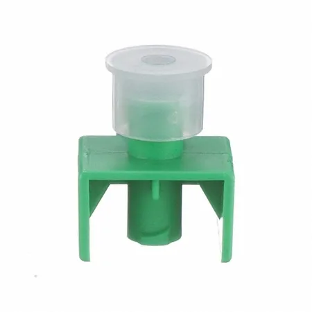 Connector Fluid Dispensing DEHP & LF Green, 100/Cs